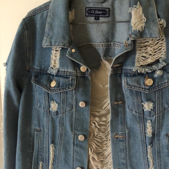 Ripped Jean Jacket - Picture 5 of 5